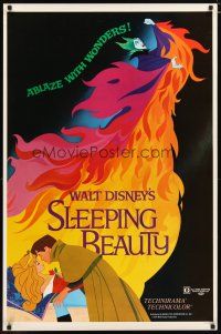 2z685 SLEEPING BEAUTY style A 1sh R79 Walt Disney cartoon fairy tale fantasy classic!