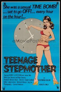 2z737 TEENAGE STEPMOTHER 1sh '74 Darby Lloyd Rains, she was a sexual time bomb!