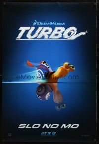 2z774 TURBO DS style A advance 1sh '13 voice of Ryan Reynolds, cool art of racing snail!