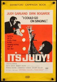 3a0906 I COULD GO ON SINGING English pressbook '63 Judy Garland, Dirk Bogarde