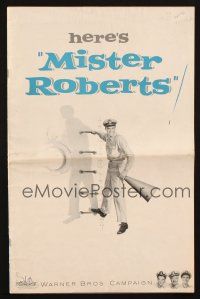 3a0960 MISTER ROBERTS pressbook '55 Henry Fonda, James Cagney, William Powell, Lemmon, John Ford