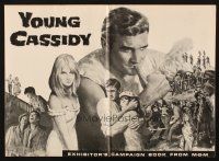 3a1215 YOUNG CASSIDY pressbook '65 John Ford, bellowing, brawling, womanizing Rod Taylor!