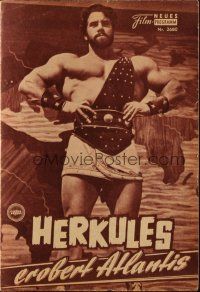 3a0651 HERCULES & THE CAPTIVE WOMEN Austrian program '62 different images of strongman Reg Park!
