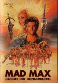 3a0671 MAD MAX BEYOND THUNDERDOME Austrian program '85 Mel Gibson & Tina Turner, different images!