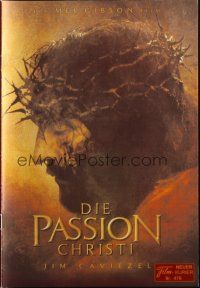 3a0686 PASSION OF THE CHRIST Austrian program '04 Mel Gibson, iconic image of Jesus Christ & more!