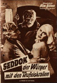 3a0247 ATOM AGE VAMPIRE German program '63 Majano's Seddok, l'erede di Satana, cool monster images!