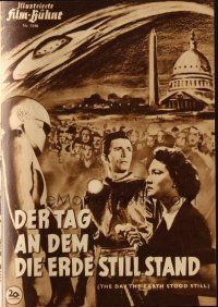 3a0295 DAY THE EARTH STOOD STILL Film Buhne German program '52 Rennie, Neal, Gort, different images!