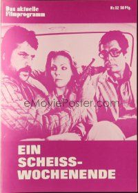 3a0306 DIRTY WEEKEND German program '74 Marcello Mastroianni, sexy Carole Andre, Oliver Reed