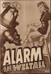 3a0324 FORBIDDEN PLANET Das Neue German program '57 different images of Robby the Robot & Francis!