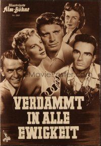 3a0334 FROM HERE TO ETERNITY Film Buhne German program '54 Lancaster, Kerr, Sinatra, Reed, Clift!
