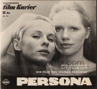 3a0429 PERSONA German program R71 Liv Ullmann & Bibi Andersson, Ingmar Bergman classic, different!