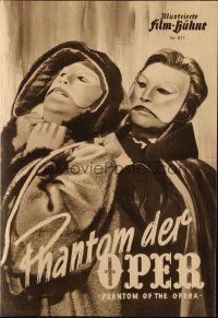3a0430 PHANTOM OF THE OPERA German program '50 different images of masked Claude Rains!
