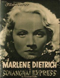 3a0149 SHANGHAI EXPRESS German program '32 Josef von Sternberg, Marlene Dietrich, different images!