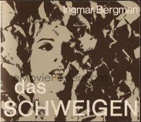 3a0481 SILENCE German program '63 Ingmar Bergman's Tystnaden, Ingrid Thulin, different!
