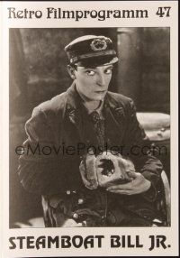 3a0492 STEAMBOAT BILL JR German program R86 great different images of Buster Keaton!