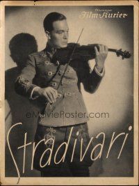 3a0151 STRADIVARI German program '35 Veit Harlan as the famous violin maker, forbidden movie!