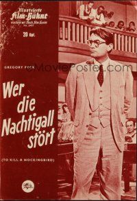 3a0512 TO KILL A MOCKINGBIRD German program '63 Gregory Peck, Harper Lee, different images!