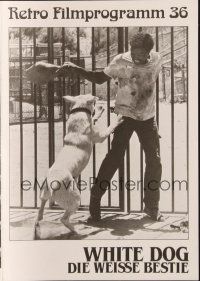 3a0533 WHITE DOG German program '85 Sam Fuller, de-programming a racist dog, different images!