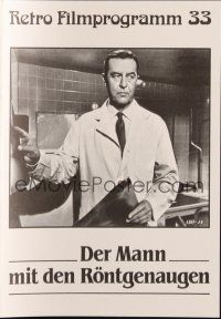 3a0542 X: THE MAN WITH THE X-RAY EYES German program R85 Ray Milland, different images!