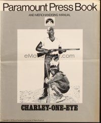 3a0822 CHARLEY-ONE-EYE pressbook '73 Richard Roundtree was told he wasn't a slave anymore!