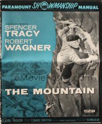 3a0966 MOUNTAIN pressbook '56 mountain climber Spencer Tracy, Robert Wagner, Claire Trevor!