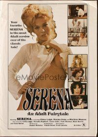 3a1060 SERENA AN ADULT FAIRYTALE pressbook '79 the most adult version of your favorite story!