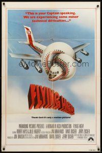 3b024 AIRPLANE int'l 1sh '80 classic zany parody by Jim Abrahams, Flying High!