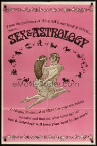 3b737 SEX & ASTROLOGY 1sh '71 Matt Climber directed, find out what turns HER on!