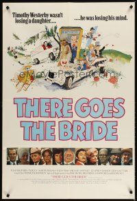3b853 THERE GOES THE BRIDE 1sh '80 Tom Smothers, Twiggy, Martin Balsam, Sylvia Sims!