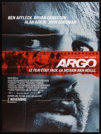 3c322 ARGO advance French 1p '12 Ben Affleck, based on the declassified true story!