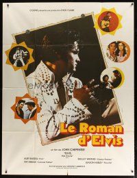 3c389 ELVIS French 1p '79 Kurt Russell as Presley, directed by John Carpenter, rock & roll!