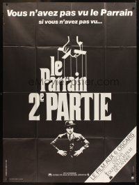 3c433 GODFATHER PART II French 1p '75 Al Pacino in Francis Ford Coppola classic crime sequel!