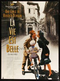 3c494 LIFE IS BEAUTIFUL French 1p '98 Roberto Benigni's La Vita e bella, Nicoletta Braschi