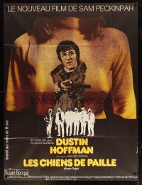 3c614 STRAW DOGS French 1p '72 Peckinpah, different art of Hoffman & Susan George by Ferracci!