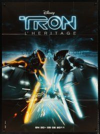 3c636 TRON LEGACY teaser French 1p '10 cool completely different face-off image!