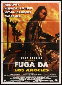 3c176 ESCAPE FROM L.A. Italian 1p '96 John Carpenter, Kurt Russell returns as Snake Plissken!