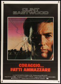 3c277 SUDDEN IMPACT Italian 1p '84 Clint Eastwood is at it again as Dirty Harry, great image!