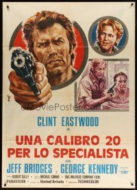 3c282 THUNDERBOLT & LIGHTFOOT Italian 1p R70s different Avelli of Clint Eastwood pointing gun!