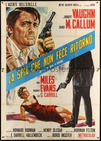 3c087 ONE OF OUR SPIES IS MISSING Italian 2p '66 Robert Vaughn, Vera Miles, The Man from UNCLE!