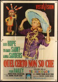 3c113 THAT CERTAIN FEELING Italian 2p '56 great different Proietti art of Eva Marie Saint!