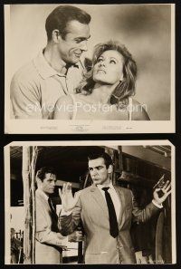 3d923 DR. NO 2 8x10 stills R66 Sean Connery as James Bond 007, sexy Ursula Andress, Jack Lord!