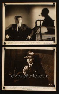 3d965 MINISTRY OF FEAR 2 8x10.25 stills '44 Lang, cool images of Ray Milland w/ shadow, eating cake!