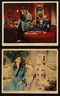 3d934 GIGI 2 color 8x10 stills '58 Leslie Caron, Louis Jourdan, Eva Gabor, Hermione Gingold!