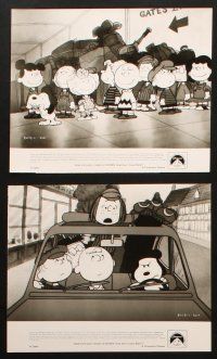 3d489 BON VOYAGE CHARLIE BROWN 8 8x10 stills '80 Peanuts, Snoopy, created by Charles M. Schulz!