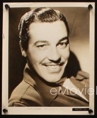 3d823 CESAR ROMERO 3 8x10 stills '30s cool smiling super close up portraits in jacket, with tie!