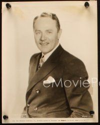 3d913 CHARLIE RUGGLES 2 8x10 stills '30s-40s cool portraits in suit and tie, one from Bedside Manner