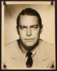 3d614 CHESTER MORRIS 6 8x10.25 stills '30s-40s portraits of the suave star in a variety of roles!