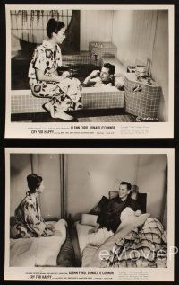 3d746 CRY FOR HAPPY 4 8x10 stills '60 Glenn Ford & Donald O'Connor take over a geisha house!