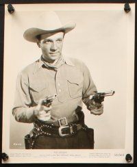 3d687 DANE CLARK 5 8x10 stills '40s-50s cowboy western and action images from Fort Defiance, more!