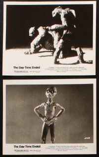 3d577 DAY TIME ENDED 7 8x10 stills '80 lives became a living Hell, wacky sci-fi monster images!